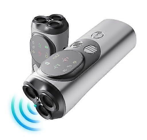 Handheld Ultrasonic Anti Barking Device - Rechargeable Dog Training Deterrent with Screen Display for Indoor/Outdoor Use