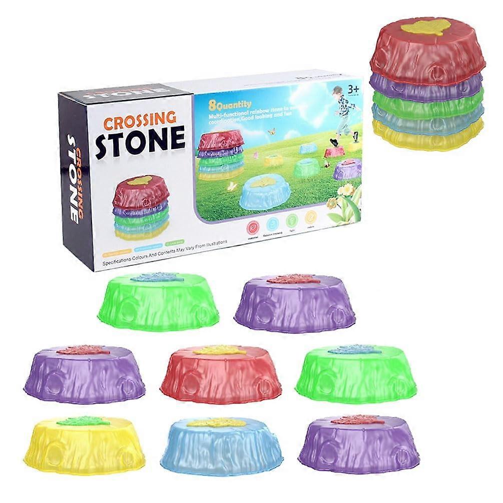 Light Up Stepping Stones for Kids,Floor Is Lava Stepping Stone, Lighting Non slip Balance Stones