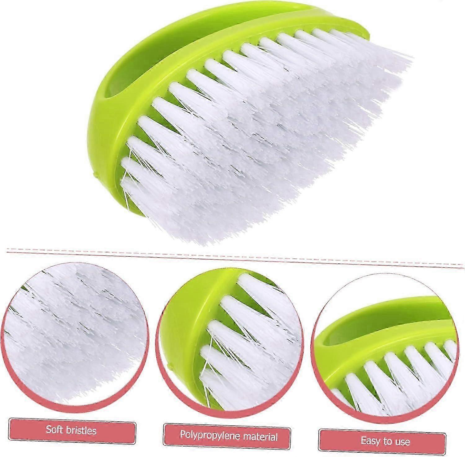 4pcs Multi Use Portable Laundry Scrub Brushes Set Candy Colors Versatile for