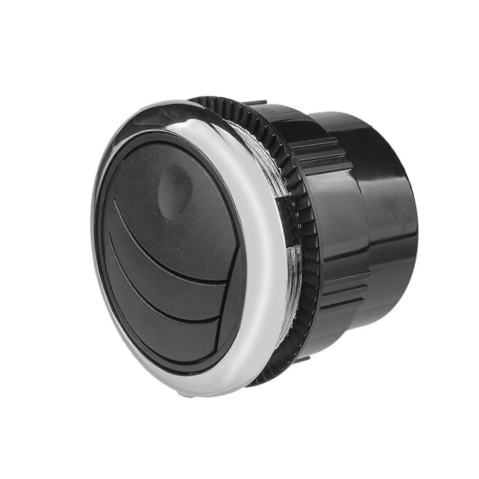 A/C Air Vent Universal Round Air Conditioning Outlet 75mm (2.95 Inch) Chrome Fit RV Bus Coach Color B1153-03