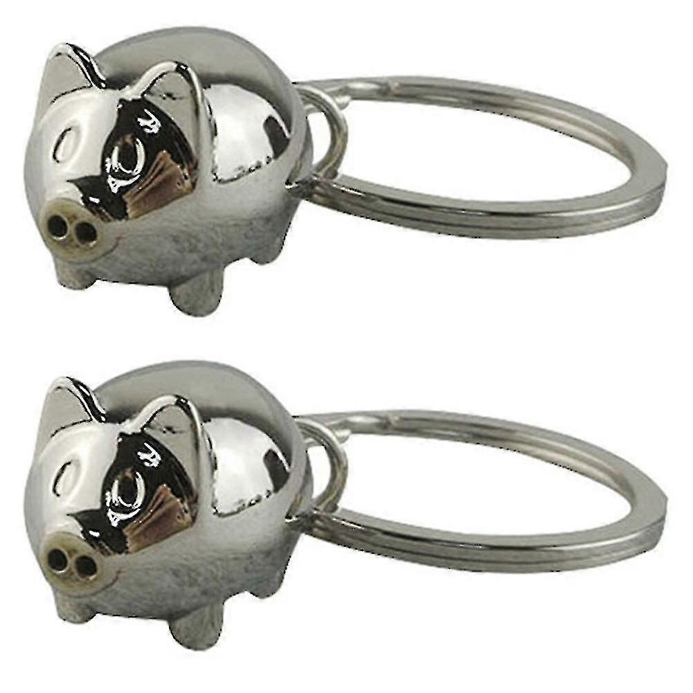 1pc Ly Mini Pig Keychain Keyring Keyfob Cute Ring