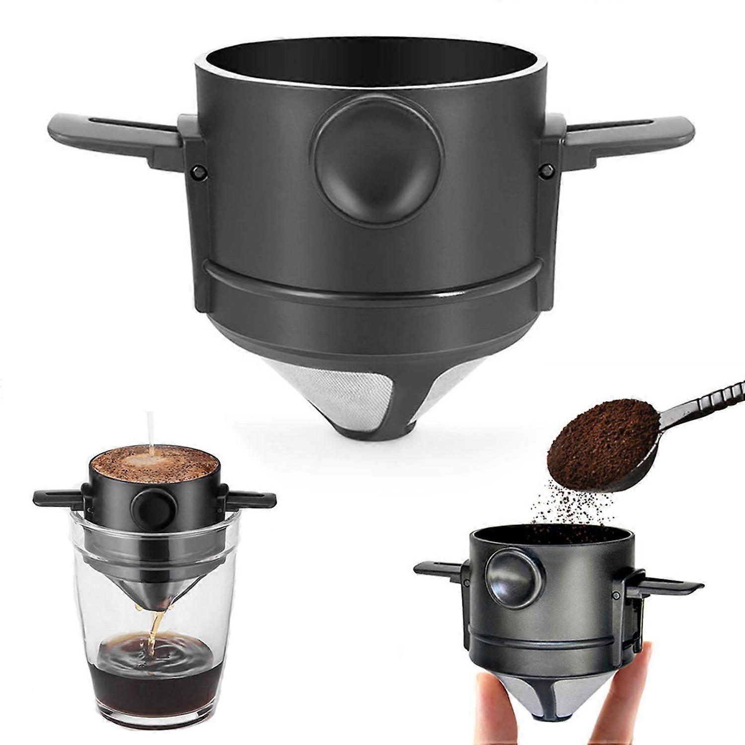 Coffee filter, collapsible reusable coffee filter for eco-friendly brewing convenience