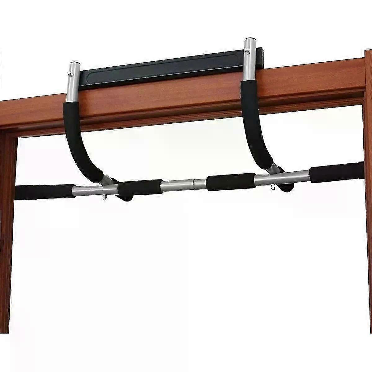 Pull-Up Bar Heavy Duty Simple Doorway Horizontal Bars Trainer for Home Gym Adjustable Alloy Steel Upper Body Fitness Equipment