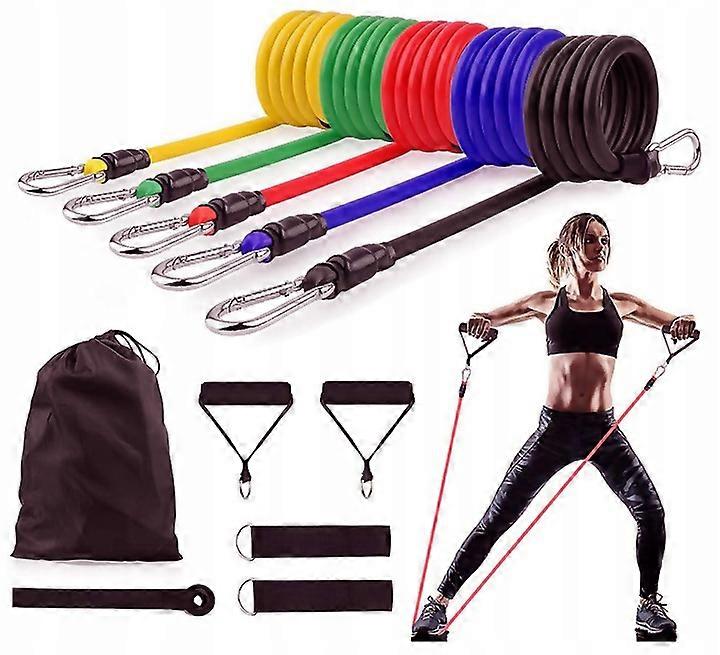 Set Of 5 Gum Expanders For Exercises 4.5kg-45kg