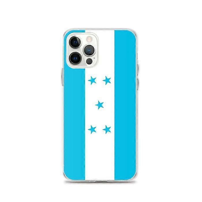 Phone case - PIXELFORMA - iPhone 12 Pro - Honduras Flag - Transparent plastic - TPU