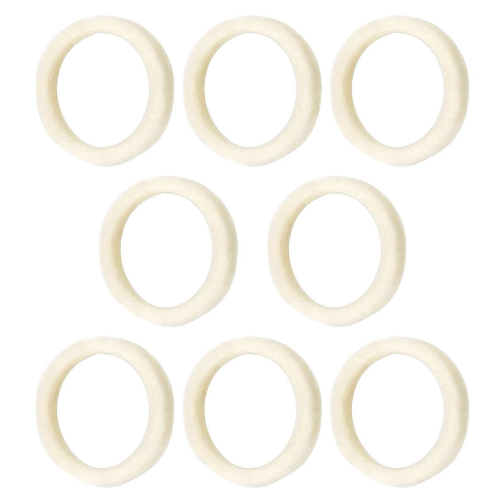 Set of 8 Efficient Soft Felt Vibration Dampeners Sealing Rings for Coffee Makers and Grinders Improving User Experience
