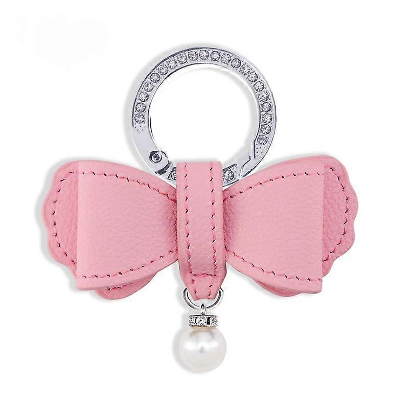 Women's Leather Bow Tie Keychain