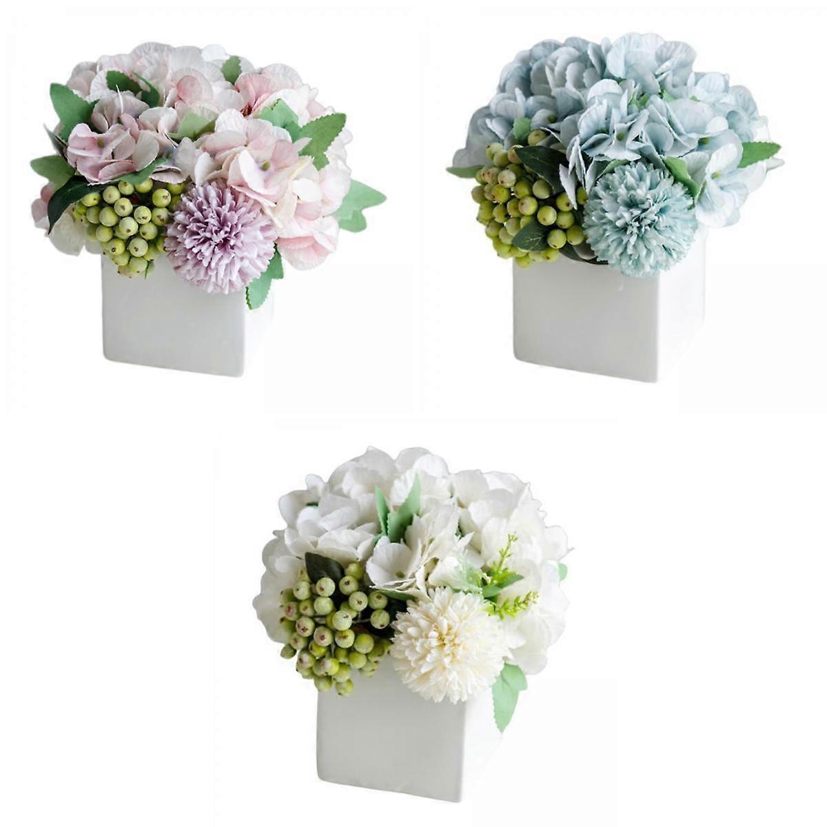 3 buc flori artificiale hortensie cadouri de nuntă
