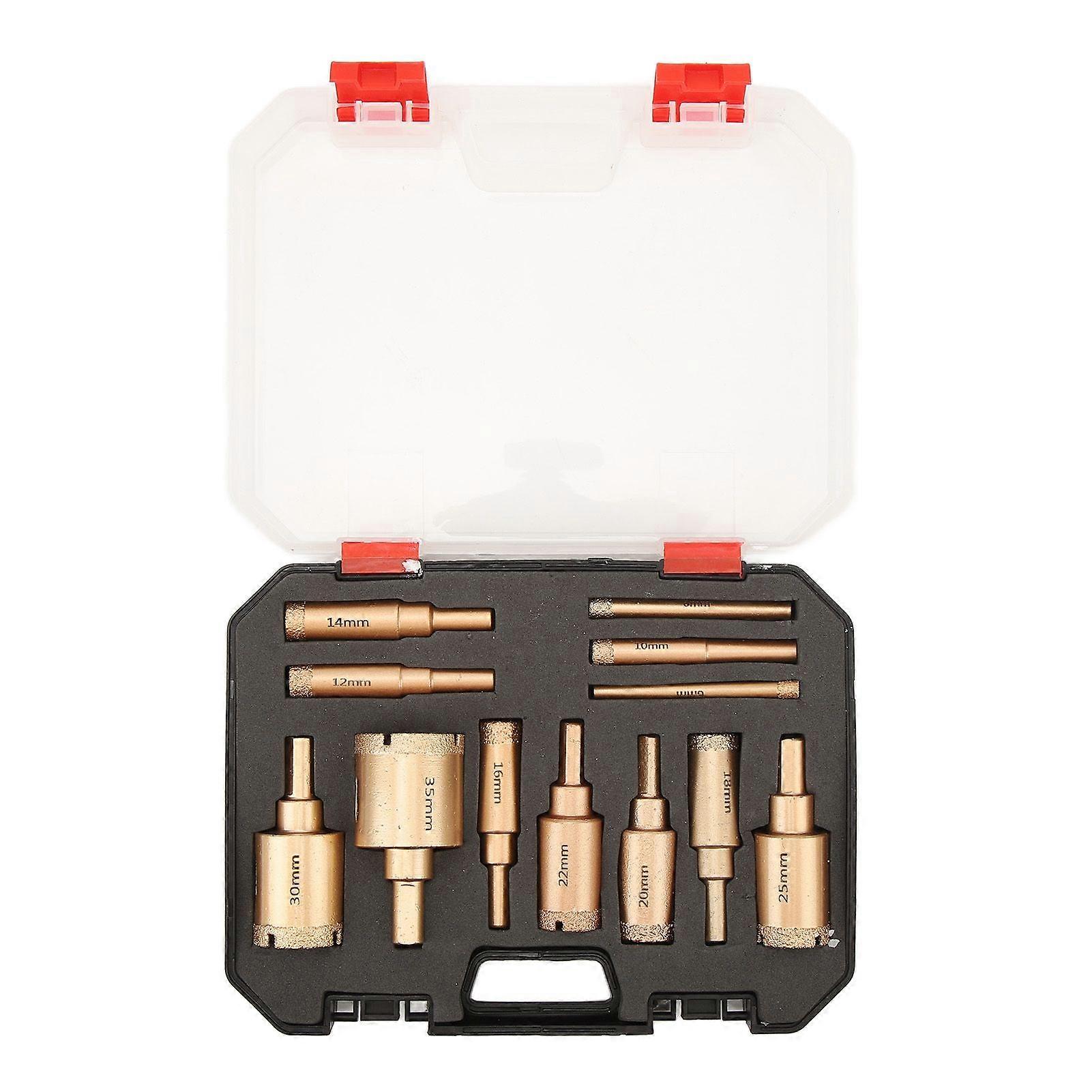 2025 أحدث طراز 12 قطعة منشار ثقب مسطح ثقب ثقب جاف رطب ثقب