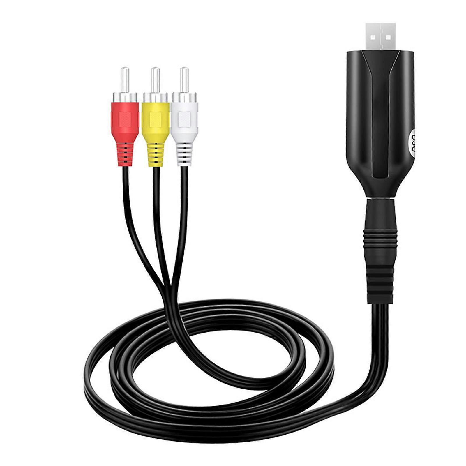 USB2.0 Video Capture Card Kabel Konvertieren Sie VHS in DVD Digital Format Video Grabber zu USB 2.0 Clear Output