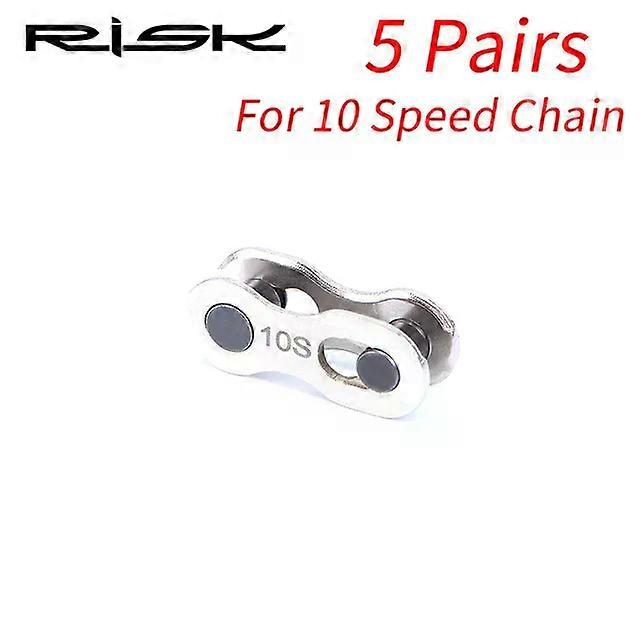 con 5Pairs Bike Chain Quick Link Connector Lock Set MTB Road Bicycle Power Chain Quick Release Buckle for 6 7 8 9 10 11 Speed