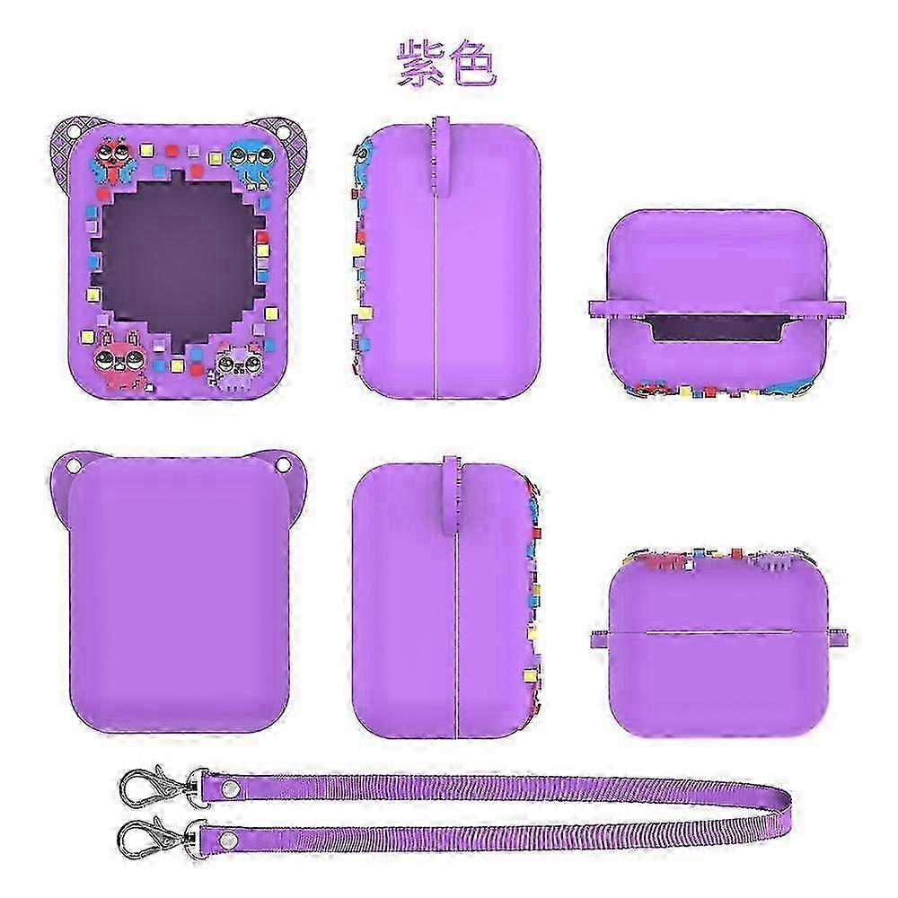 2025 Carrying Case Compatible with Bitzee Interactive Toy Digital Pet, Portable Hard Travel Silicone case Fit Bitzee Digital Pet, Protective Case with