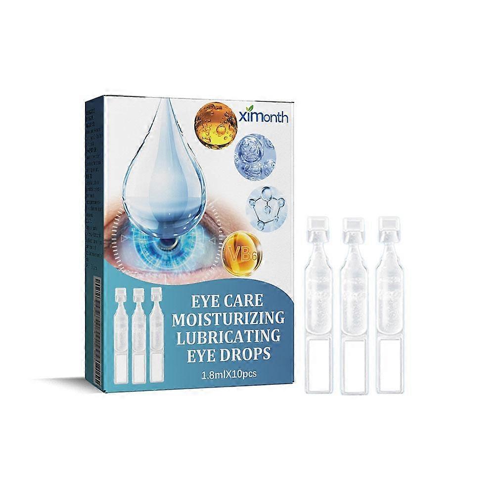 10pcs*1.8ml(A)$Ximonth eye drops relieve eye discomfort, repair eye fatigue, dry eyes, blurred vision, moisturizing eye drops