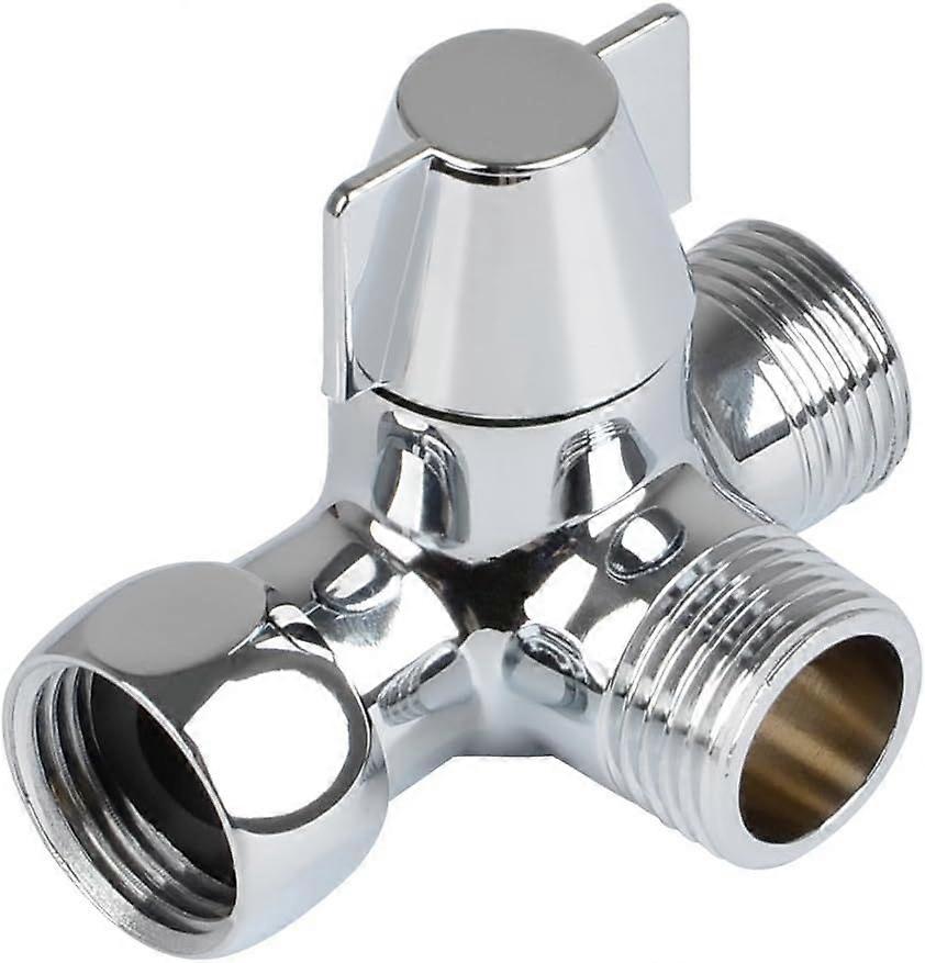 3-Way Shower Diverter, G1/2 T-Adapter Valve