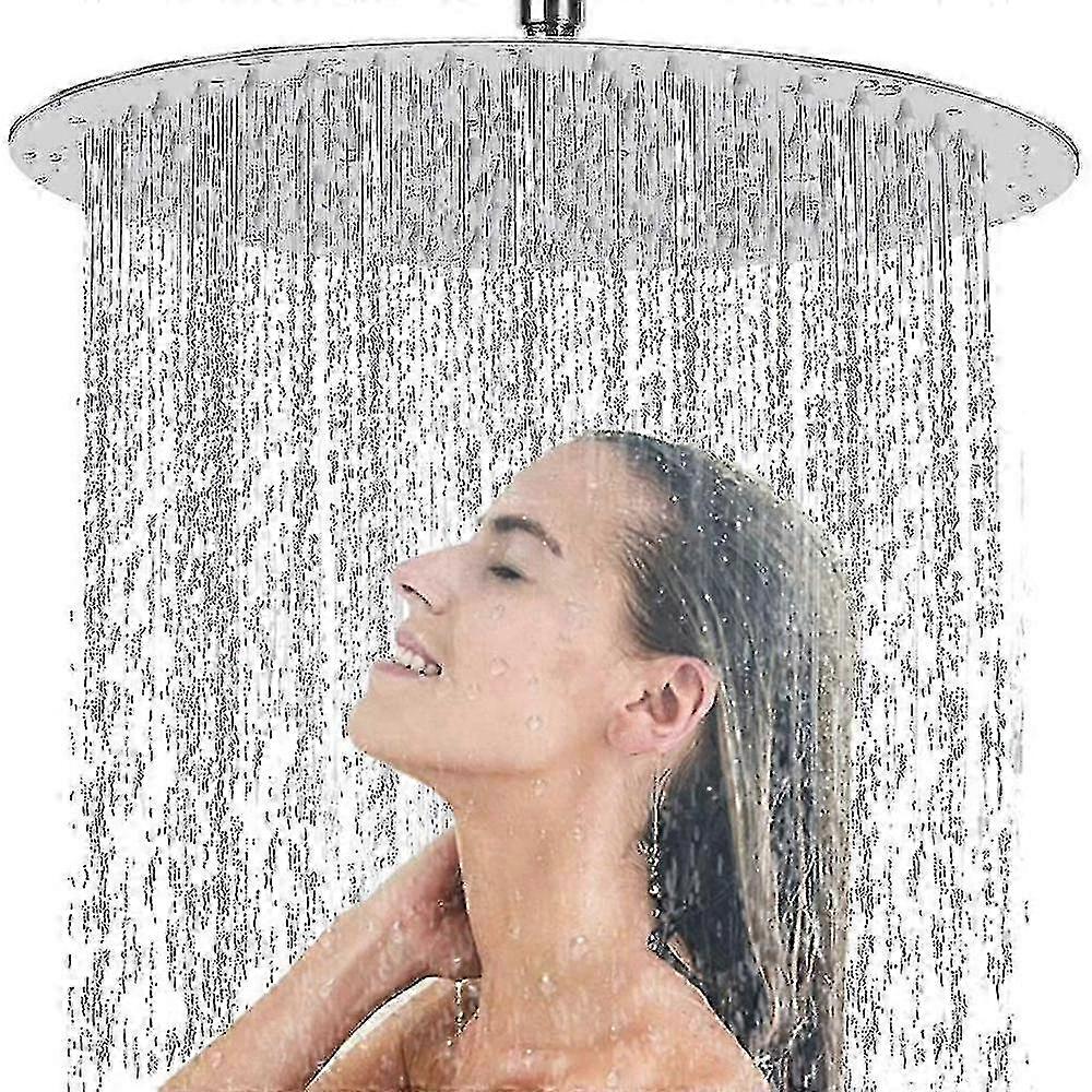Stainless Steel Rain Shower Head for Built-in Shower Systems