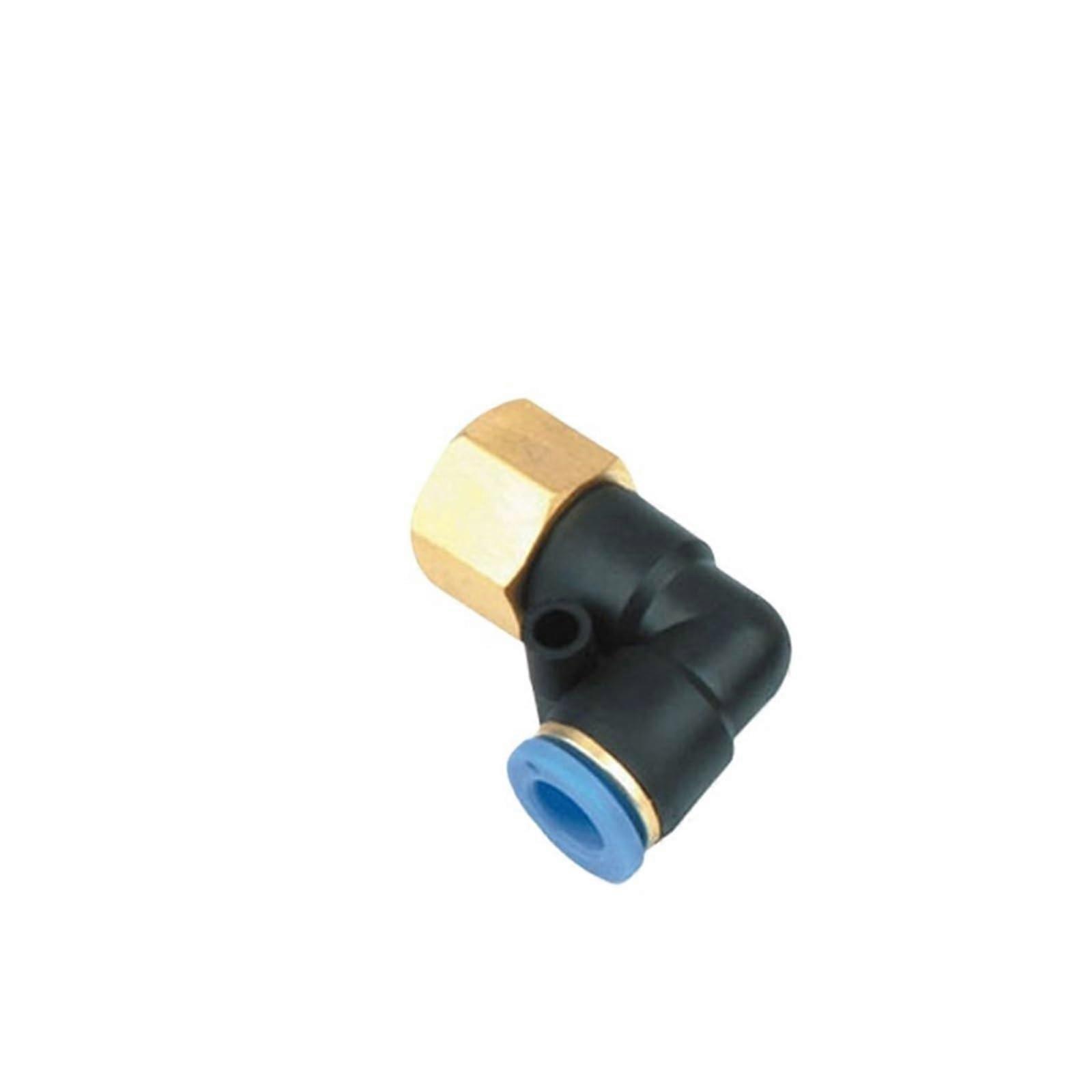 Pneumatic air pipe quick plug quick connector PLF internal thread elbow Ltype straight twoway connector PLF601/802(PLF12O2)