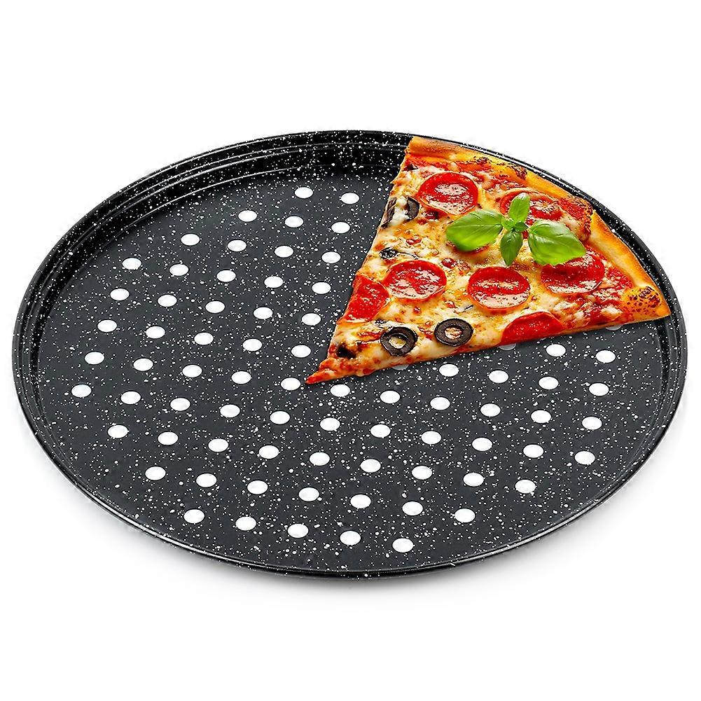 Perforated granite pizza pan 28 cm