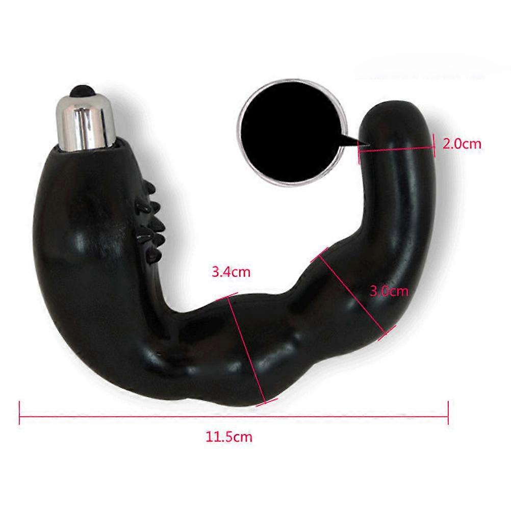 Silicone Male Prostate 11.5x2x2cm U-shaped Waterproof 1Set