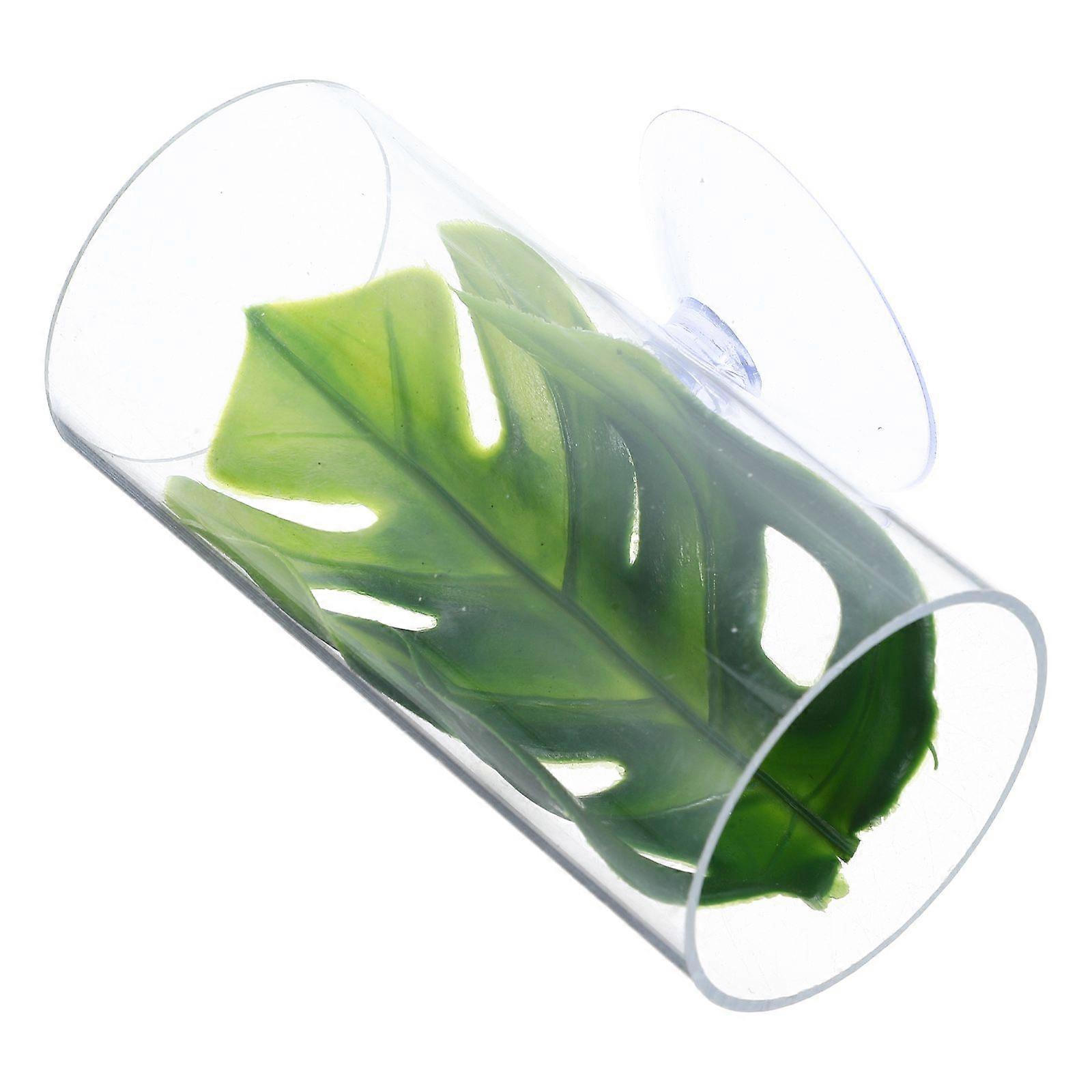 Transparent Betta Fish Tube Tunnel for Resting and Hiding, Aquarium Shrimp Hideout Fish Tank Decorations Betta Fish Interactive Toy Large Aquarium Dec