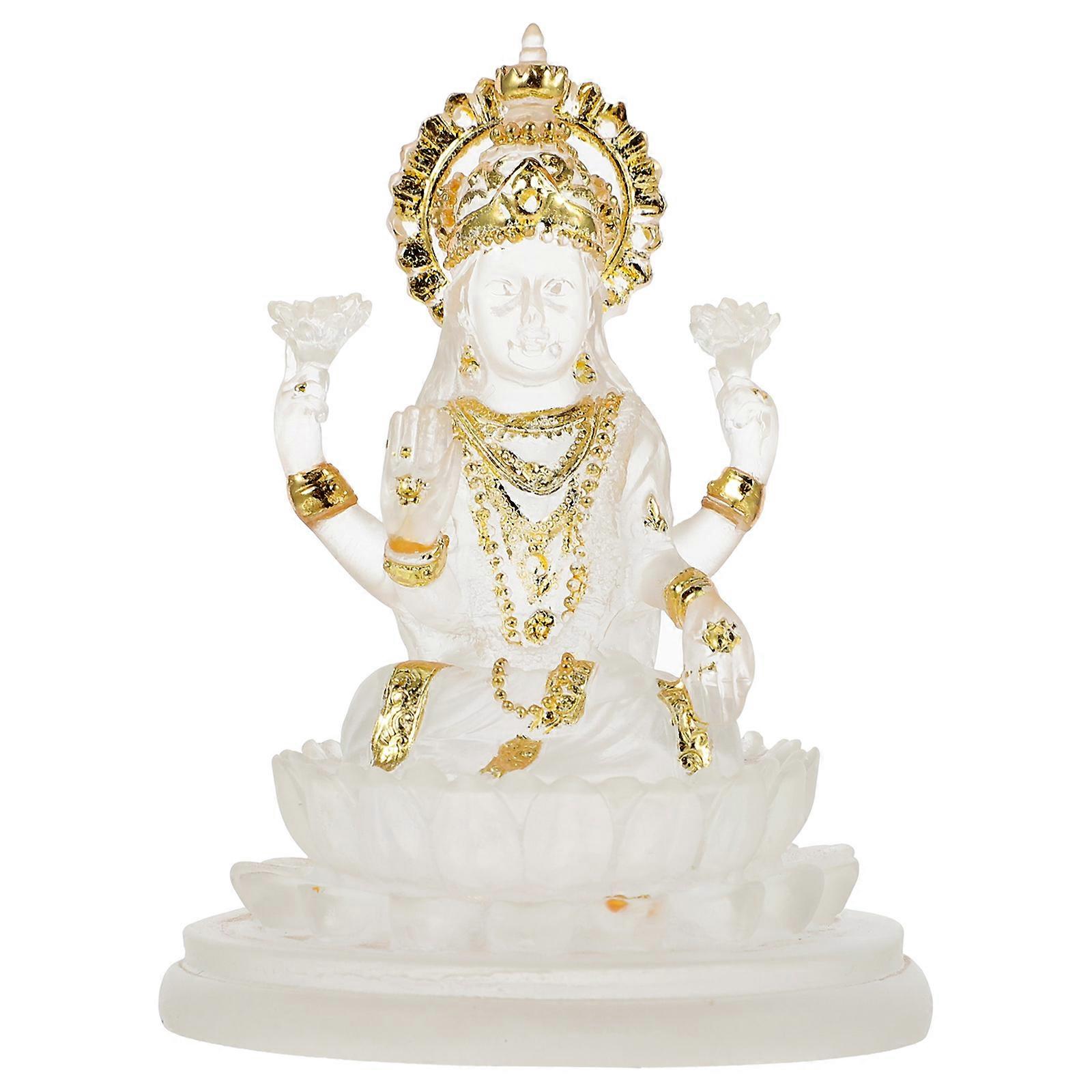 Goddess Sculpture Outlook Office Table Decor Transparent 8X11CM Ornament 1Pack