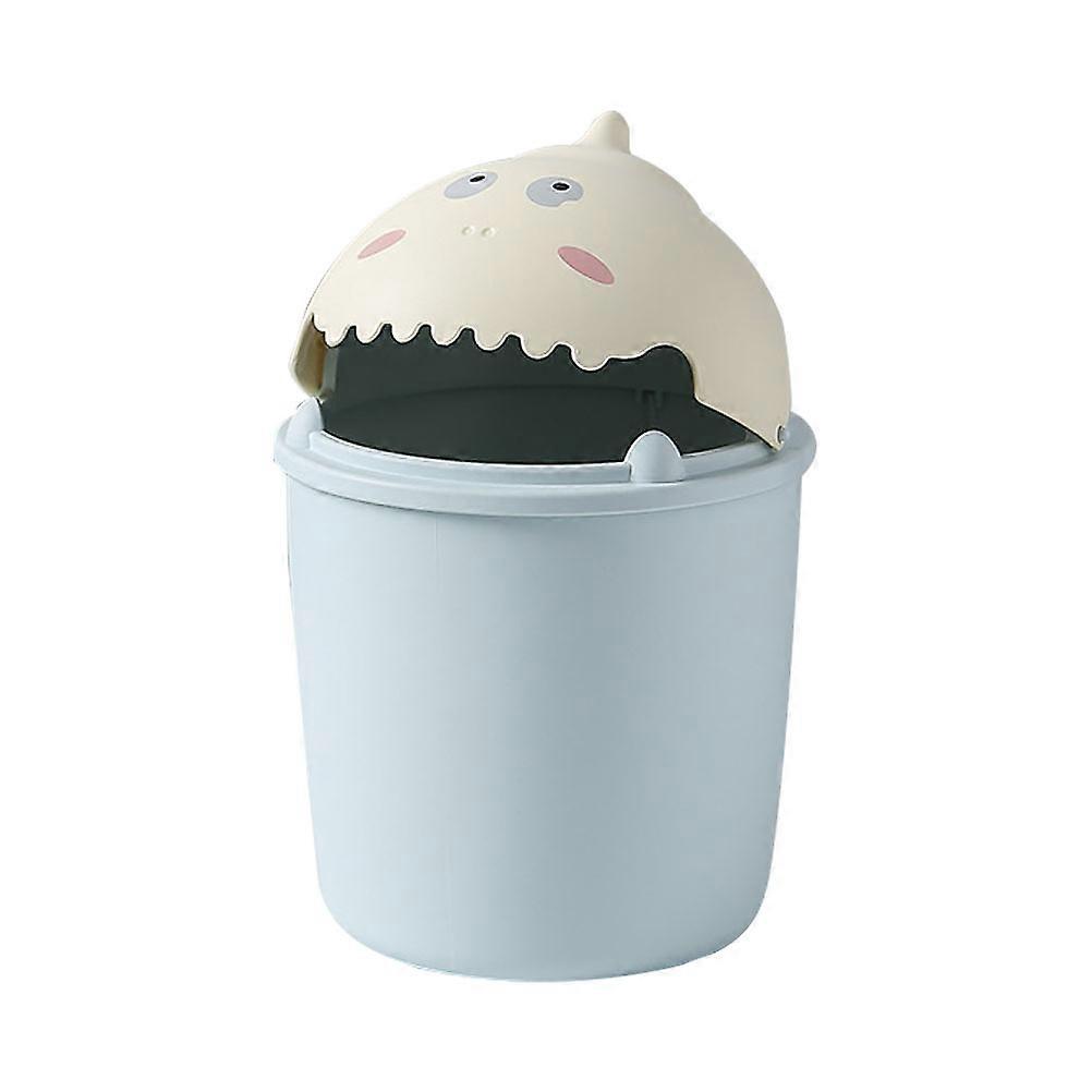 Cartoon Dinosaur Trash Can, Cute Desktop Waste Container for Home, Office, Dormitory, Compact Rubbish Bin for Bathroom, Safe and Practical Garbage