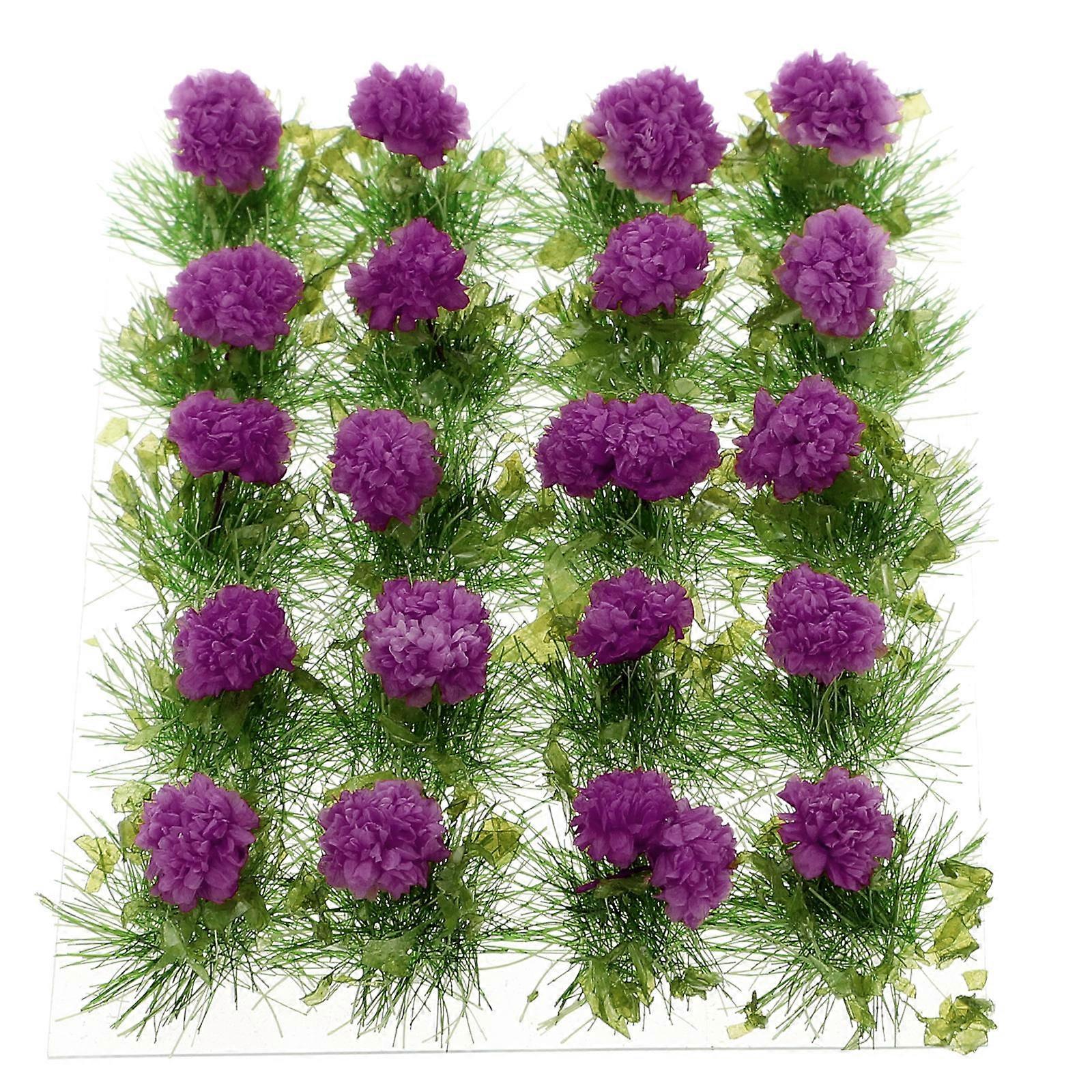 Simulation Flower Clusters Box – Realistic DIY Landscape Decoration, Micro Scene Model Supplies for Train Layouts, Vase Fillers & Sand Table Crafting