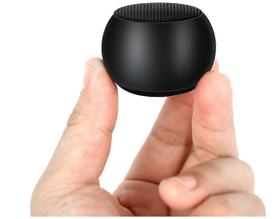 Bluetooth Speaker,Mini Portable Wireless Speaker, Minimalism Design Cute Tiny Speaker with up to 2.5 Hours Playtime.(Black)