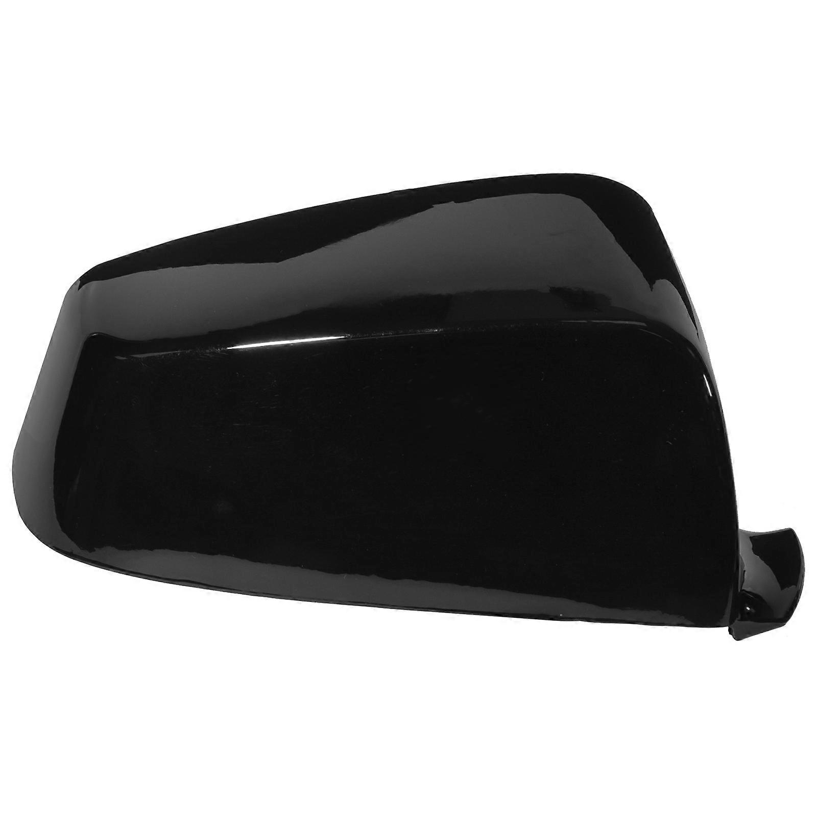 Glossy Black Durable Exterior Rearview Mirror Cover Replacement for Right Side