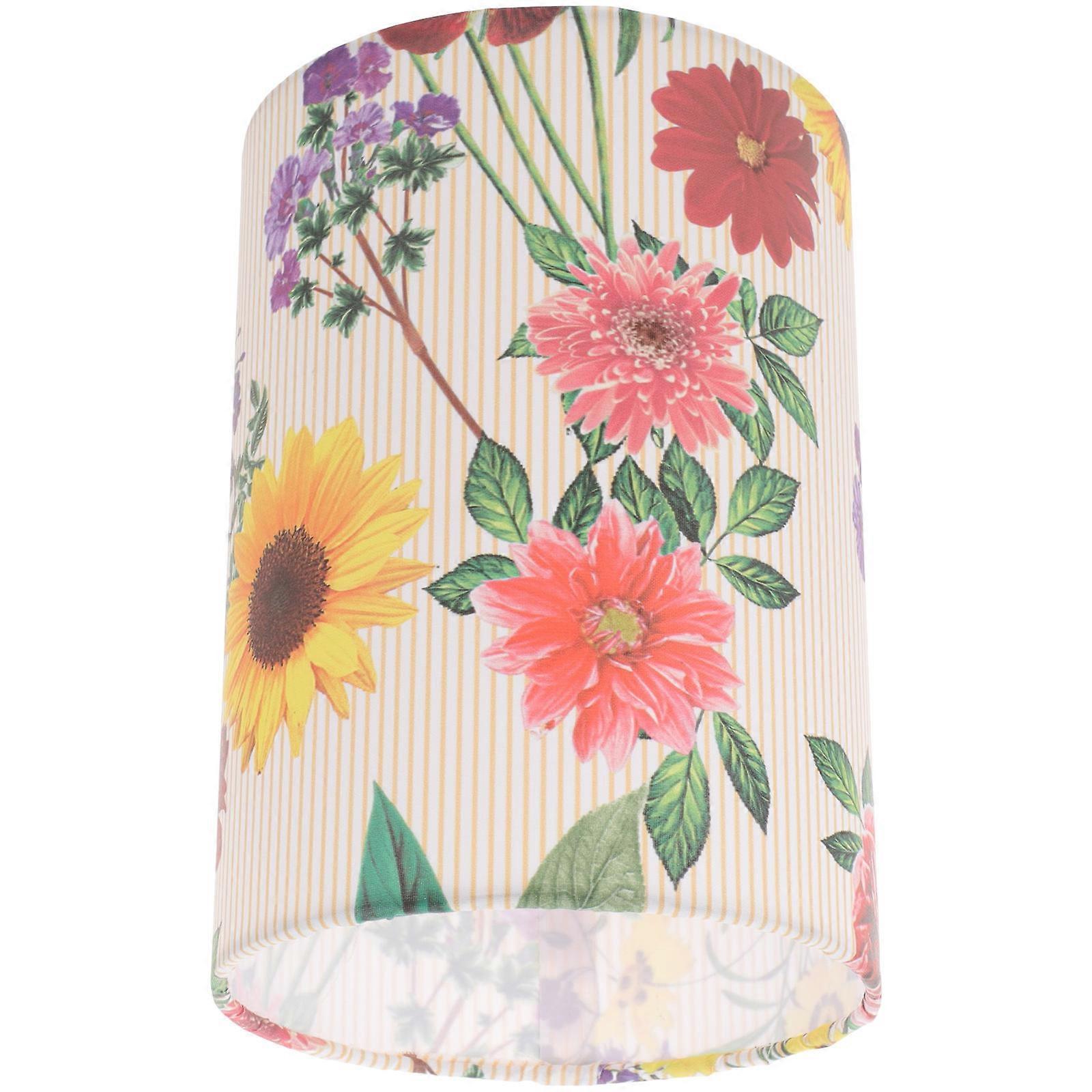Replaceable Table Light Cover Decorative Bedside Lampshade Living Room Multi 20x14cm 1Pcs