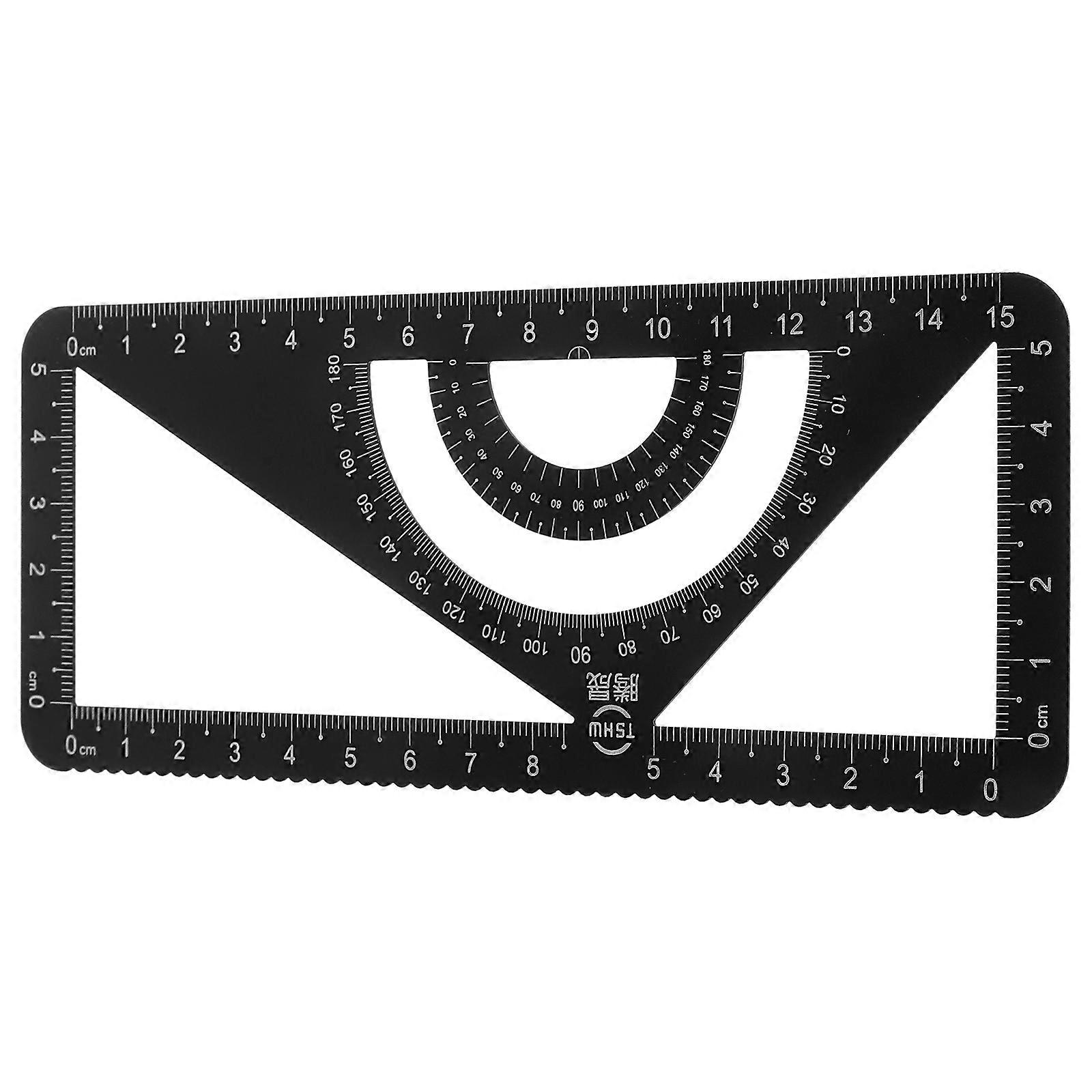 Versatile Multi Functional Drawing Ruler Protracting Art Projects 1Pack