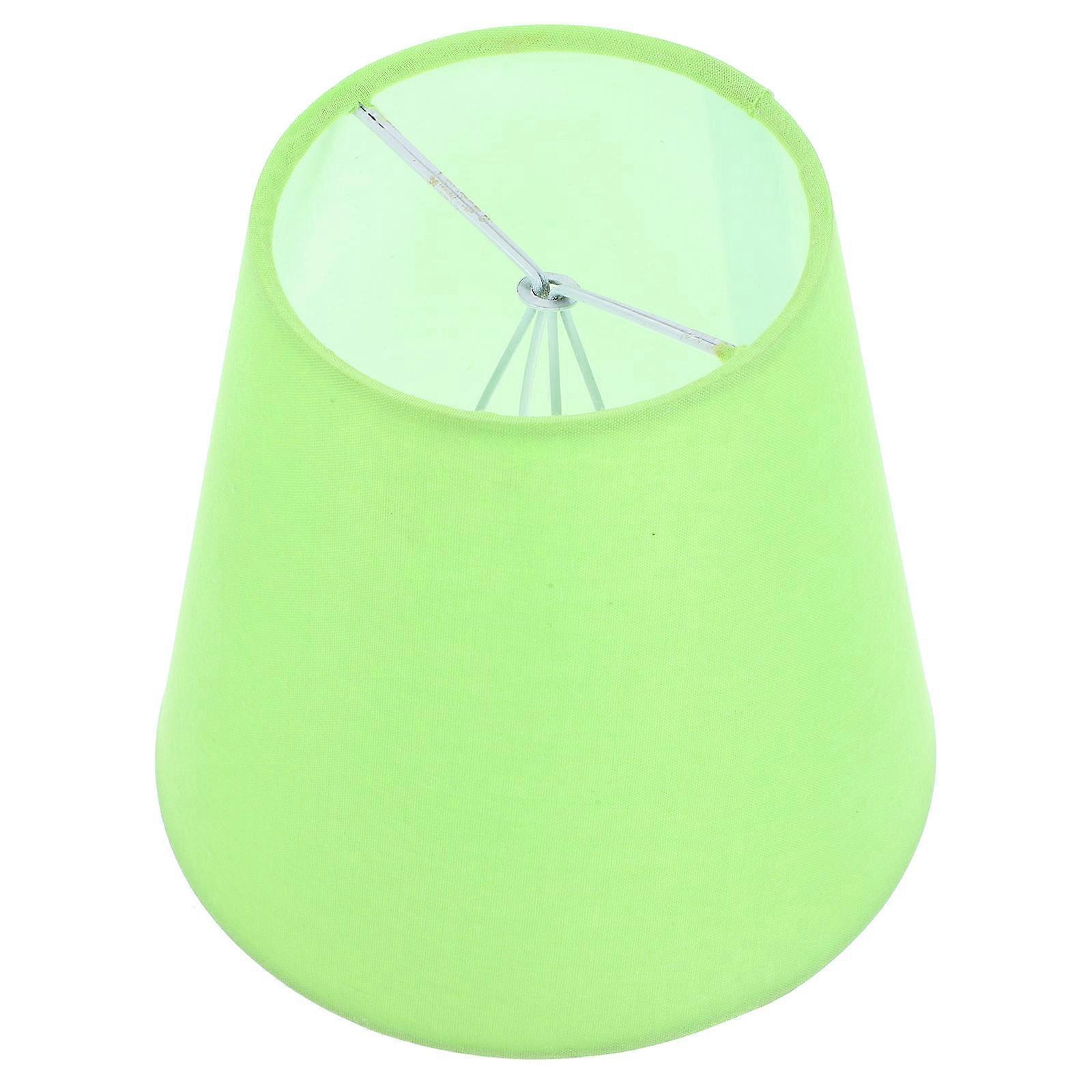 Lamp Shade Clip On Type Lampshade Replacement For Lamps Light Green 14.00X14.00X13.00CM Decoration 1Pcs