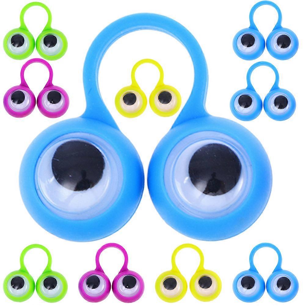 Novel Finger Toy Interactive Kids Plaything Assorted Color Improve Motor Skills 24Pcs