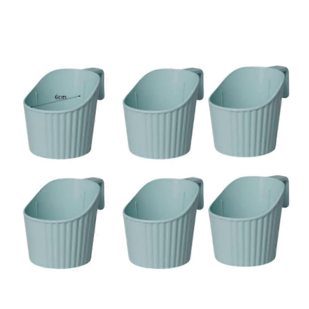 6pcs火傷防止使い捨てコーヒーカップホルダー - ホットドリンク用のプラスチック断熱スリーブ