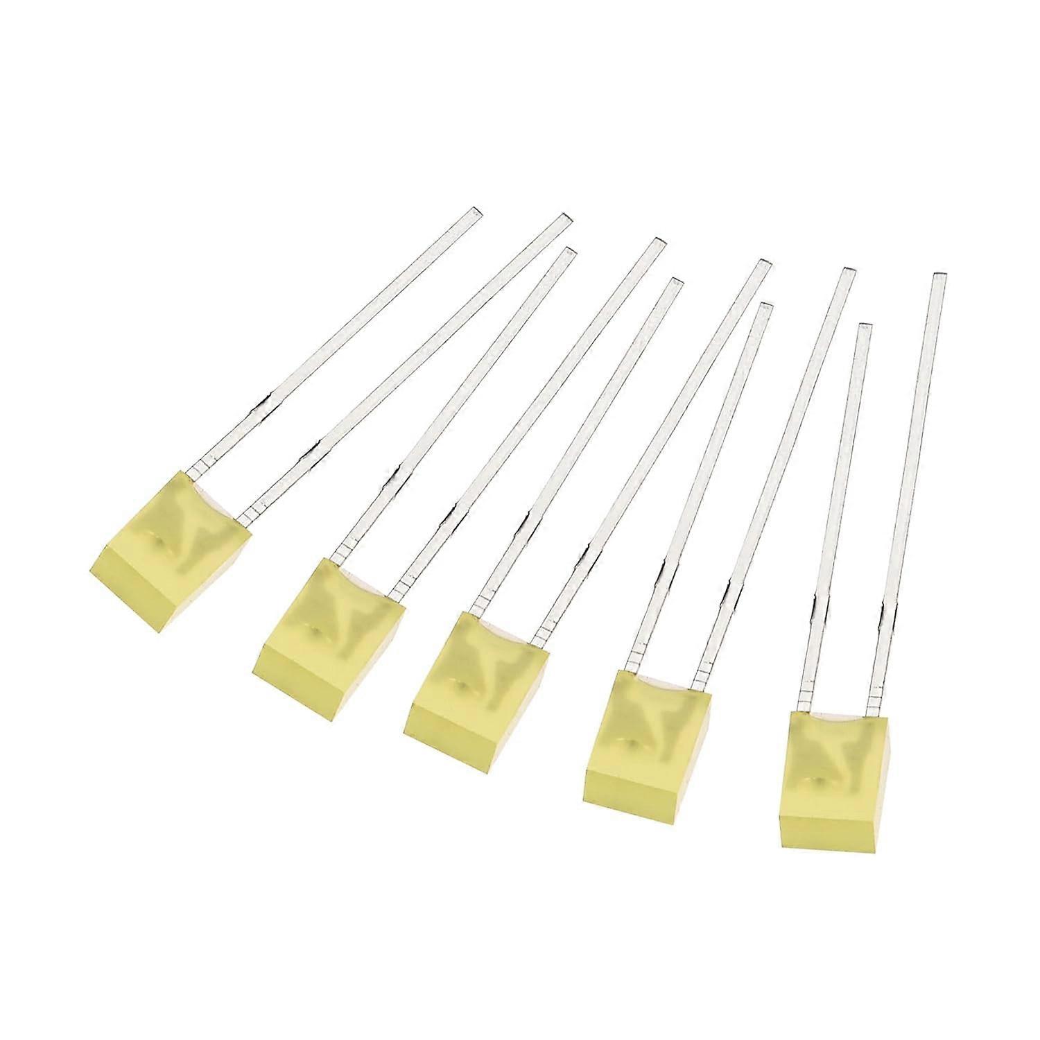2x3x4mm LED lamp, 150 pcs rectangular bright LED for electronic component indicator, yellow