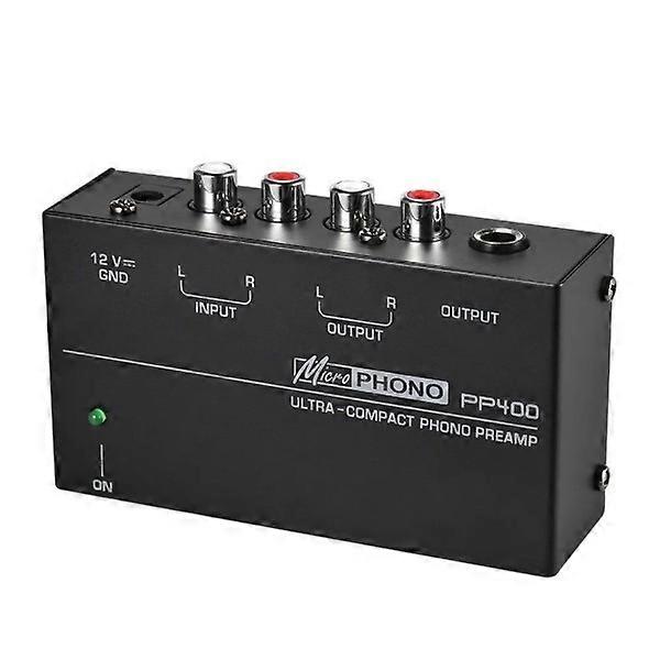 Compact phono preamplifier preamp home mini audio amplifier with RCA interface for turntable tube amplifier