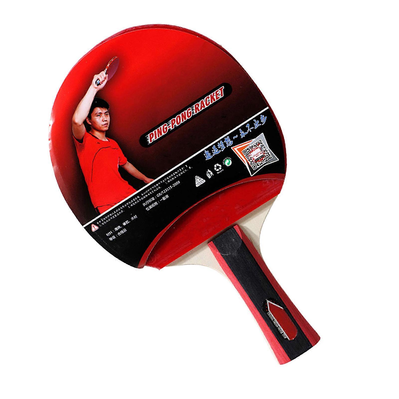 Indoor Table Tennis Paddle Beginners with Anti-slip Grip and Durable Use 2 Rackets 3 Balls