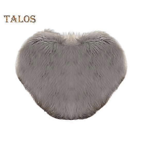 Pillow Case Soft Comfortable Fluffy Plush Pillowcase Heart Shape Throw Pillow Cover for Sofa Bed Decor