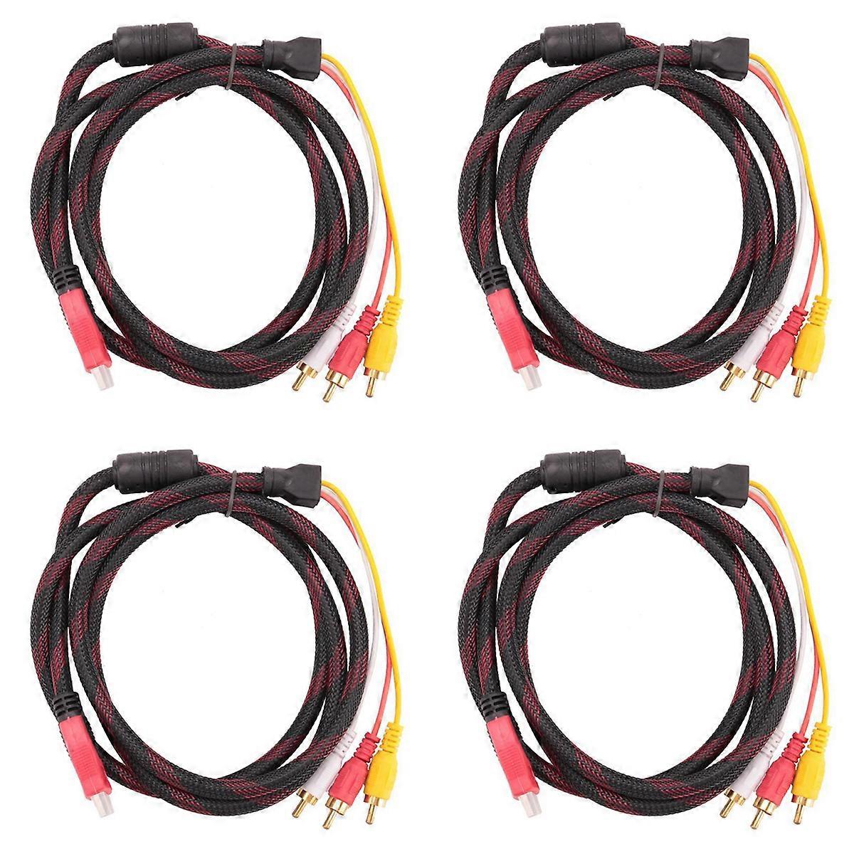 5Ft To 3 Video Audio AV Component Converter Cable For HDTV
