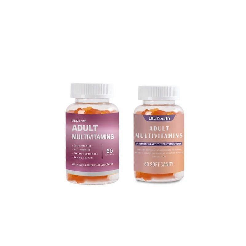 Multiple vitamin gummies, dietary supplements, containing vitamin B1, combination pack