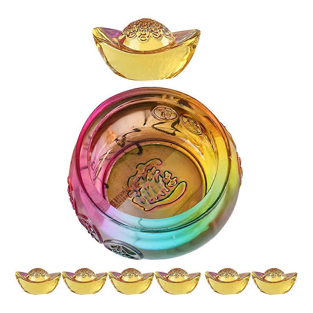 Home Cornucopia Decor Cornucopia Shape Fortune Office Decor Multi 8x8cm 1 Set
