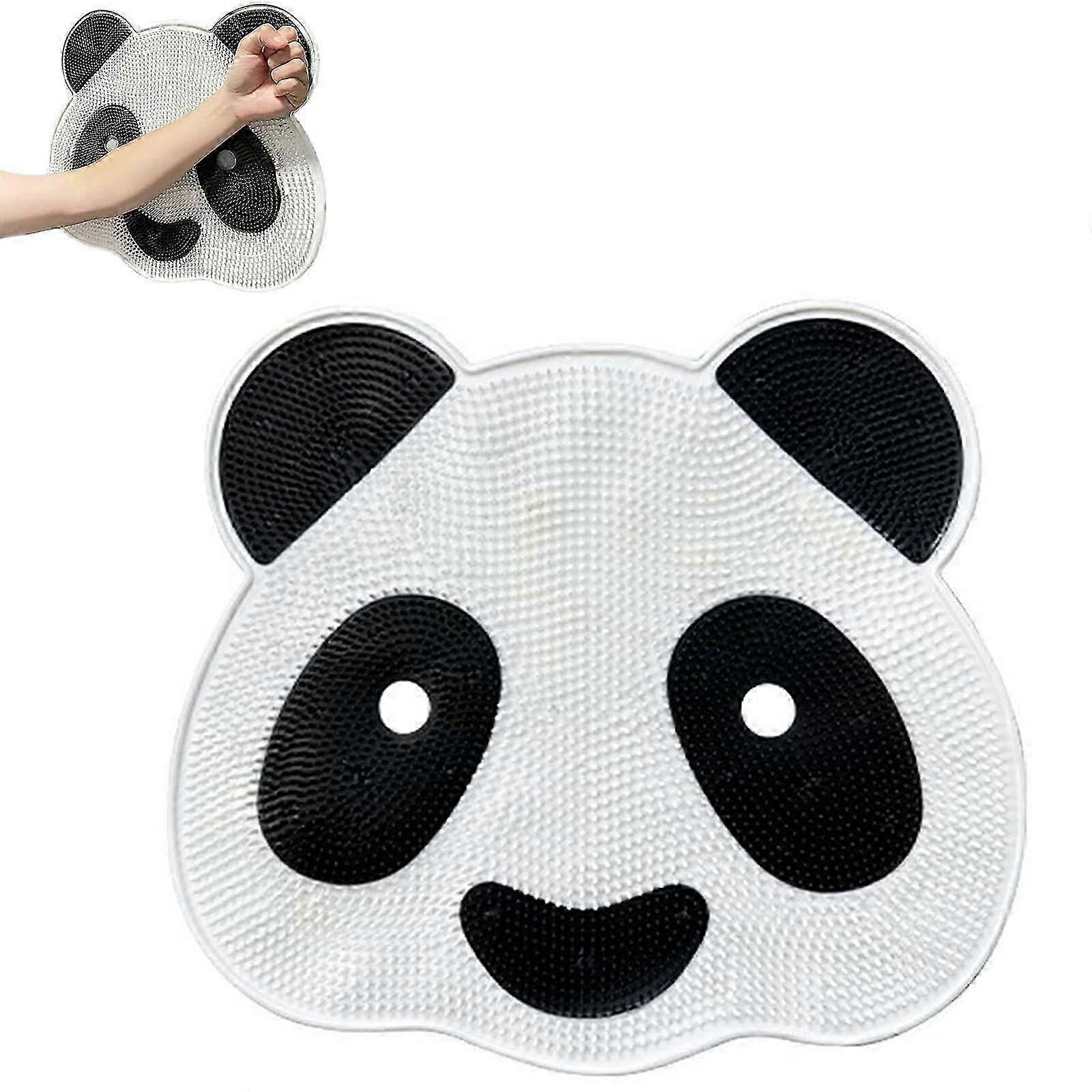 17.7 x 11.8 inches Suction Cup Silicone Non-Slip Back Scrubbing Brush for Convenient Cleaning