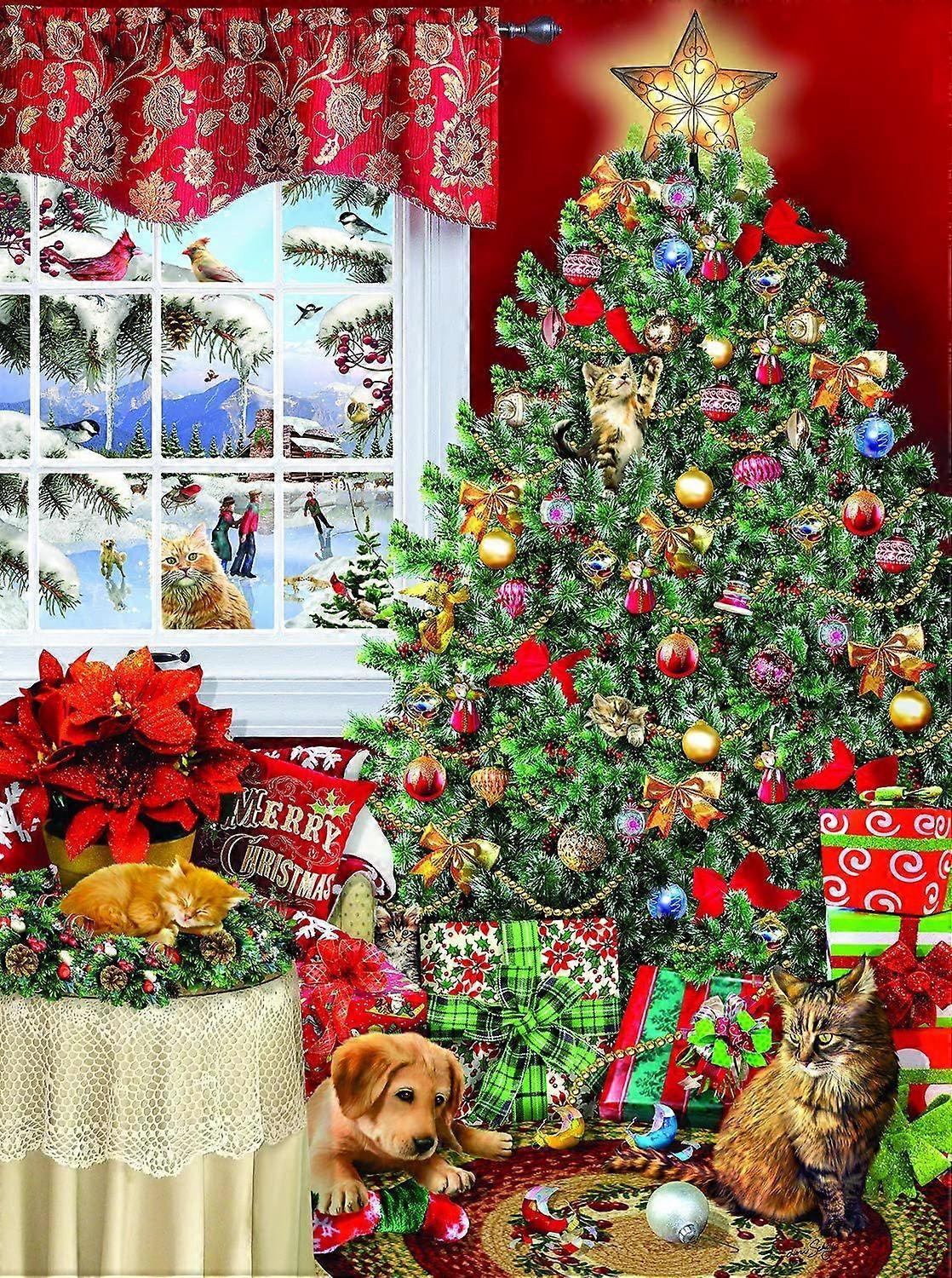 Jigsaw Puzzle 1000 Pieces Lori Schory Cat Tree Style 34