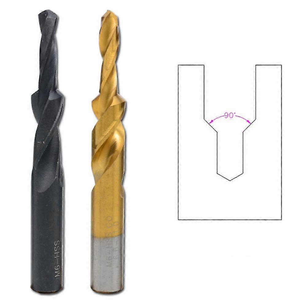 Woodworking Chamfer Tool with Strawberry Screw Drill Opener and Chamfering Device Featuring Five Blades for M10 (11-17) 90 Degrees Compatibi