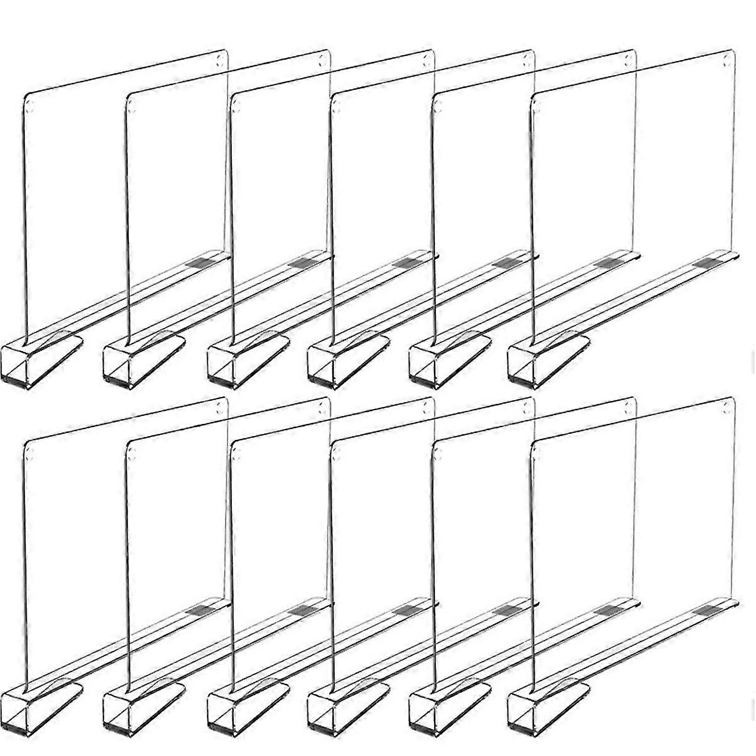 Shelf Dividers for Closet Organization Shelf Divider for Wooden Shelving, Shelf Organizer for Closet
