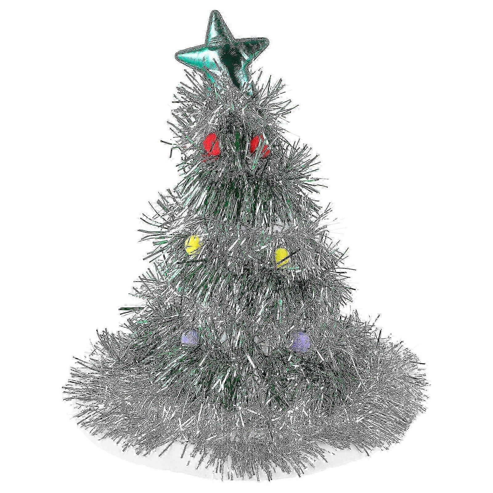 Festive Holiday Tree Shape Cap for Christmas Party Decoration