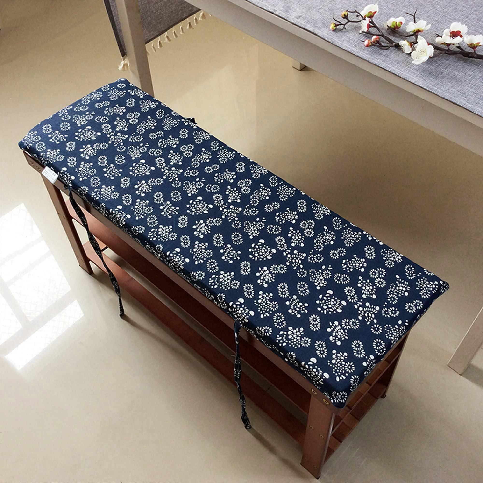 Outdoor terrace bench cushions with ties, removable and washable, fits 2 and 4seater bench 180*40*4cm