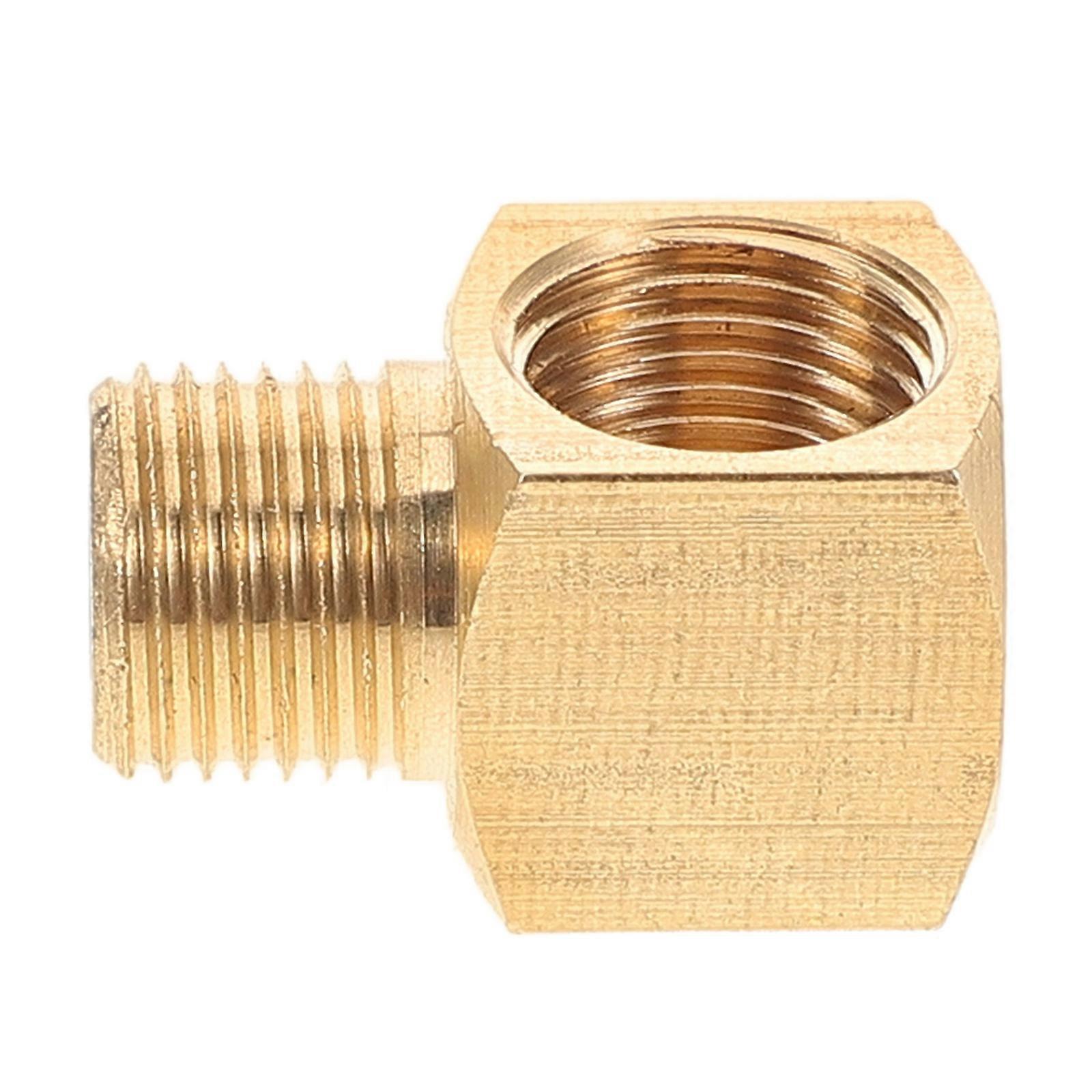 Pipe Fitting Brass Elbow For Household Use 90-Degree Elbow Golden 2.00X1.20X1.10CM Tight Seal 1Pcs
