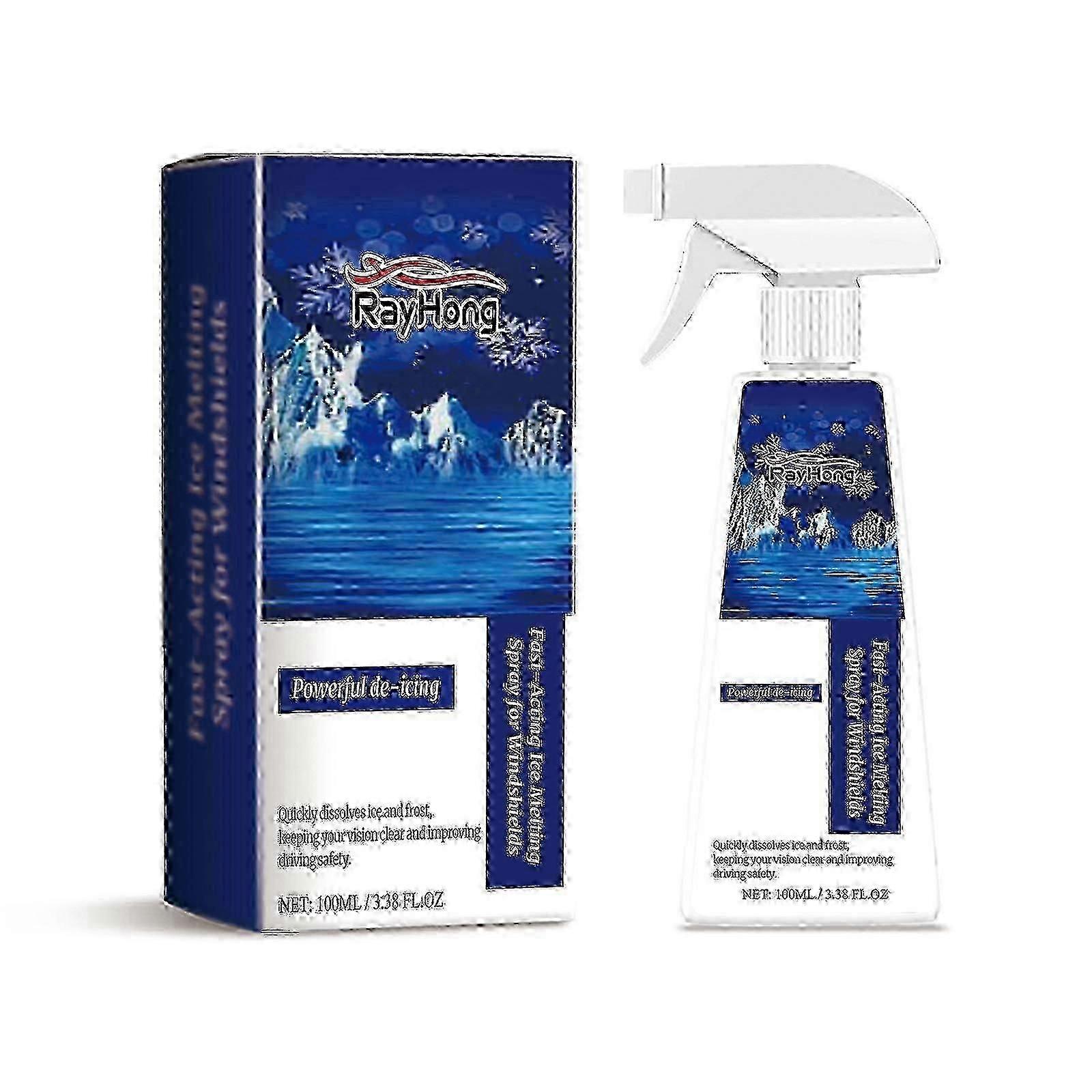 Windshield Defrost And Snow Defrost Spray For Car Windshield Windows