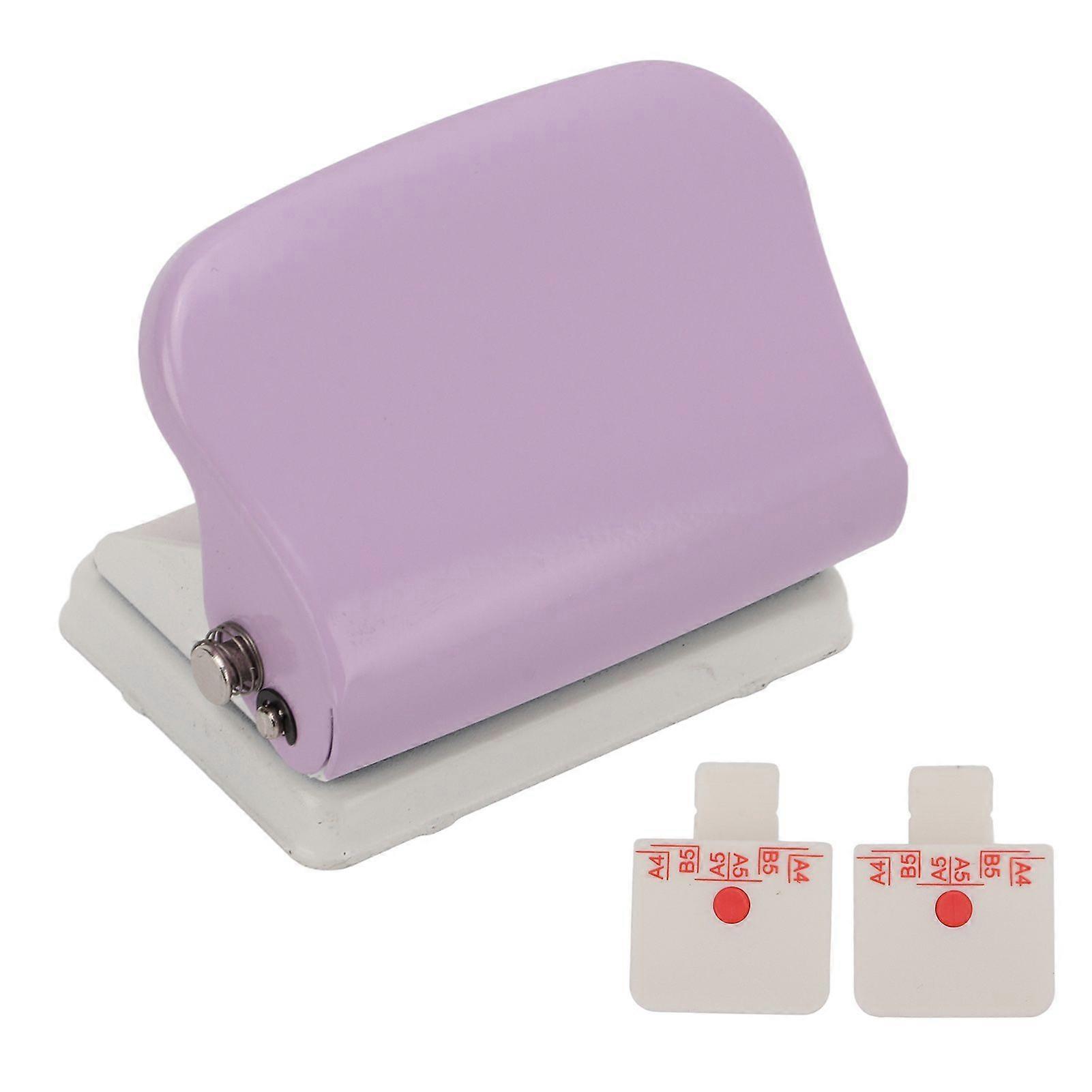 2025 Latest Model Hole Punch Portable Small Purple 6 Hole A4 A5 B5 DIY Hole