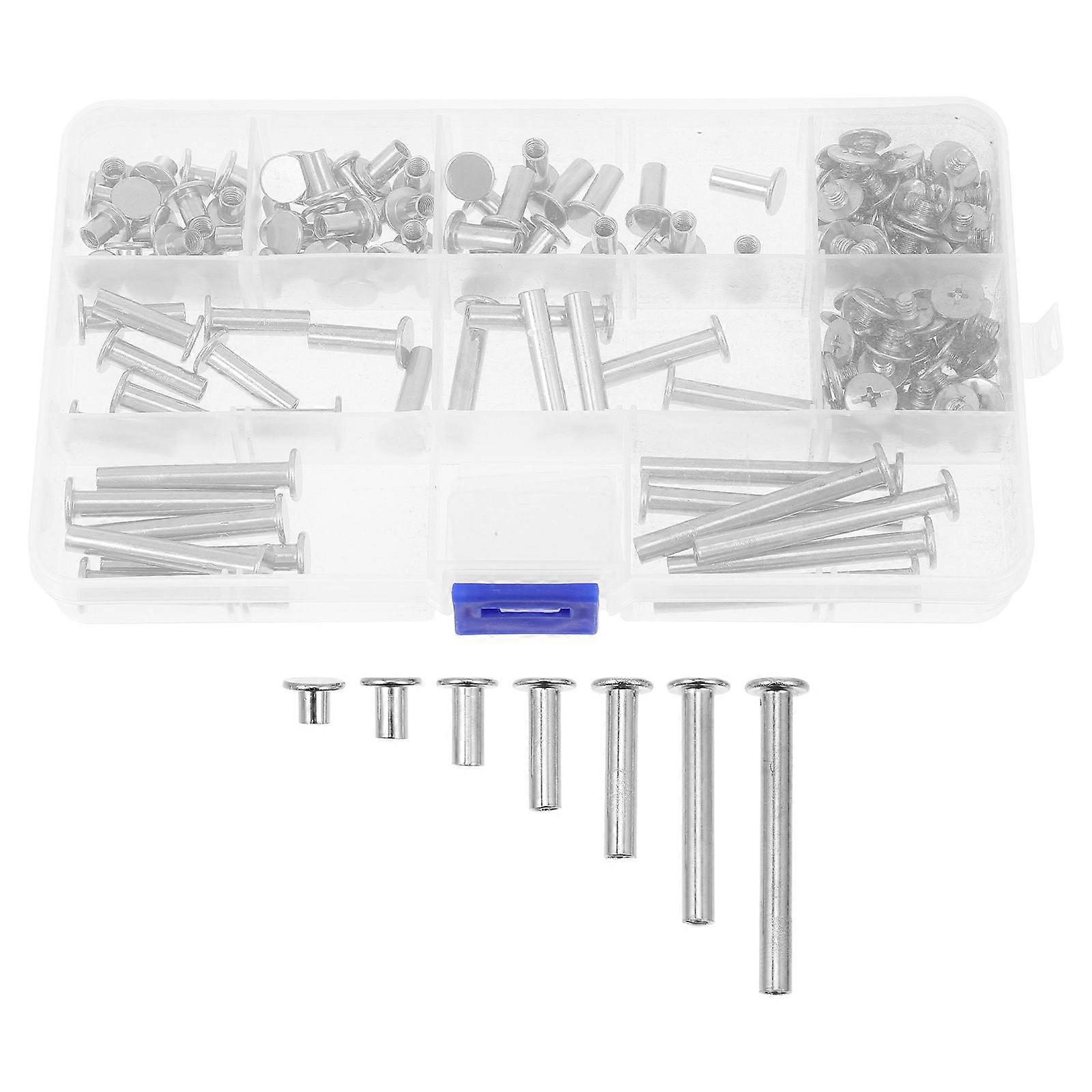 1 Box Photo Scrapbook Album with Book Post Binding Screw Nail Rivet Bolt Stainless Steel Nail